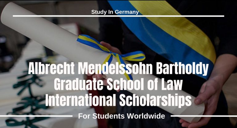 Albrecht Mendelssohn Bartholdy Graduate School of Law Scholarship for International Students 2023