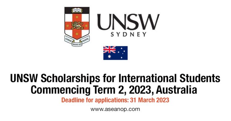 UNSW Scholarships and Awards for International Students 2023